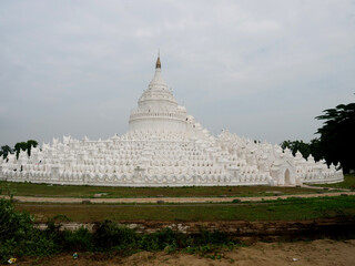 The white pagoda, Mingun, Mandalay   Myanmar