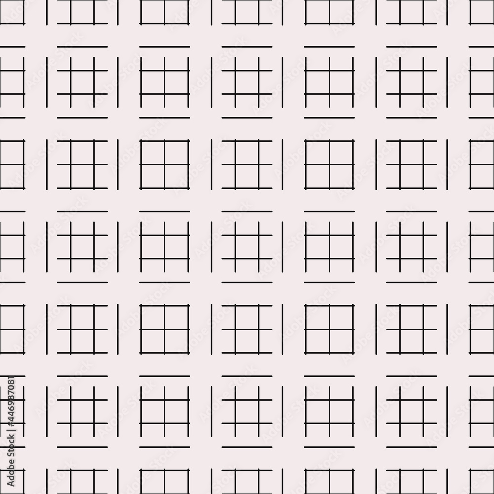 Poster repeated cages. vector seamless stricks pattern.