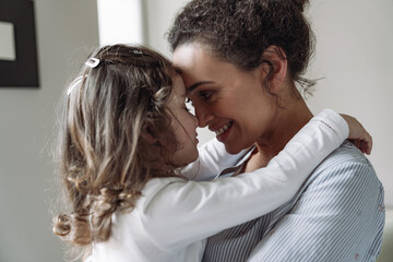 Mom and daughter