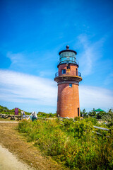 The famous Gay Head Light in Cape Cod Martha's Vineyard