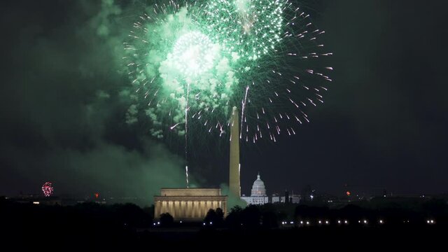 A 4k video of the D.C. 4th Of July Fireworks.