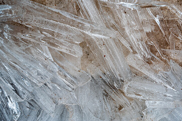the structure of spring ice