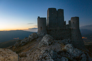 Castello di Rocca Calascio. In provincia dell'aquila, in Abruzzo. Set del film il nome della rosa  