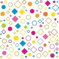 Colorful geometric background. Abstract pattern background. Shapes pattern. Colorful wrapping paper.