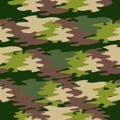 Fototapeta premium Abstract khaki pattern for cloth design. Seamless fashion wallpaper. Grunge fashion background.