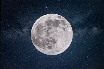 Moon Milkyway Composite