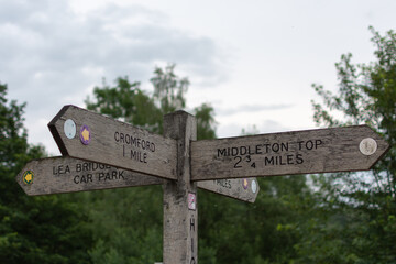 High Peak Junction Sign Post