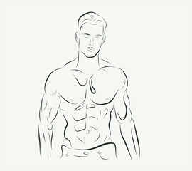 illustration of a man