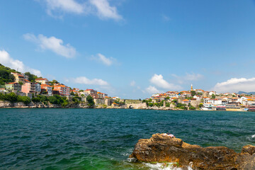 Amasra cityscape - Amasra is a small sea resort town in Bartin - Blacksea region / Turkey