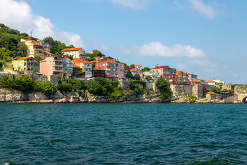 Amasra cityscape - Amasra is a small sea resort town in Bartin - Blacksea region / Turkey