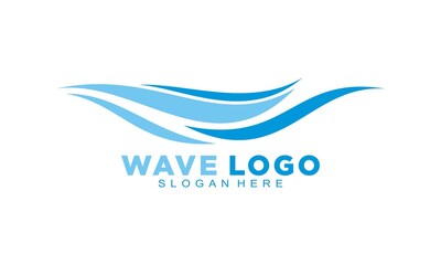Beautiful wave logo design