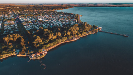 chascomus city from the air
