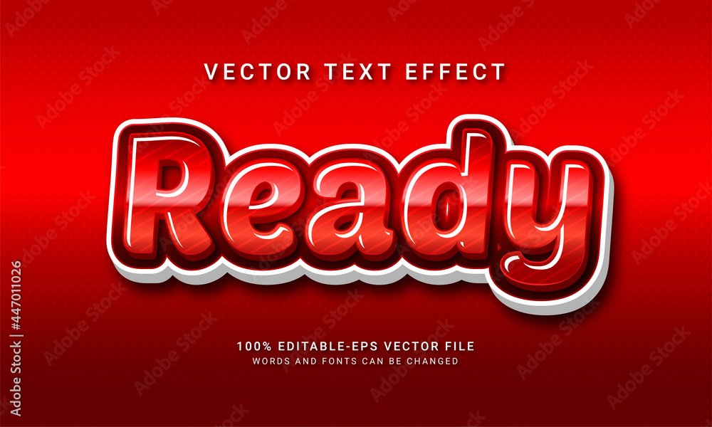 Poster ready 3d editable text style effect