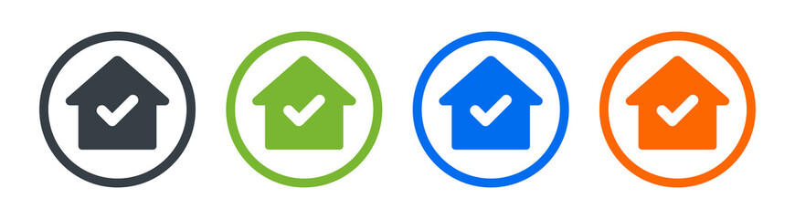 Distancing measures to prevent virus spread. Covid19 signs. Stay home concept.