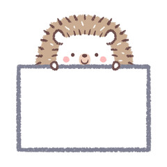 ハリネズミのフレーム © kino