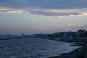 三浦半島の夕暮れ