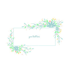 floral elements and flowers wreaths in watercolor style for cards and wedding invitations.