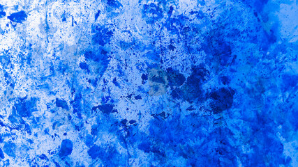 Fototapeta na wymiar Navy Abstract Element. Cobalt Watercolor Template. Azure Grunge Water. Blue Texture Brush. Paint Stain. Design Background. Art Creative. Splash Frame.