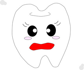 びっくりする可愛い歯のイメージ