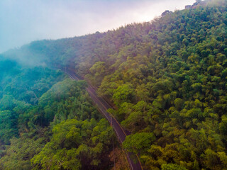 morning in the mountains