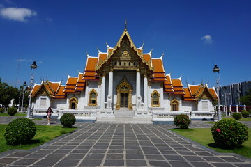 Naklejka premium Wat Benchamabophit,The Marble Temple , Bangkok