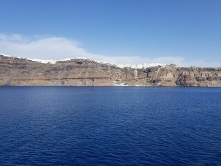 Fototapeta premium Santorini Cliffs