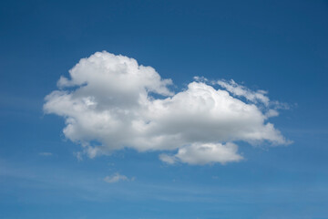 Blue sky with white clouds