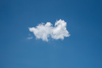 Blue sky with white clouds