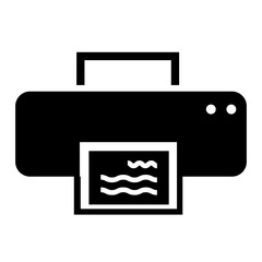 printer icon on white background. print symbol. printer sign. flat style.