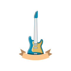 Illustration Vector Graphic of Guitar Store Logo. Perfect to use for Music Company