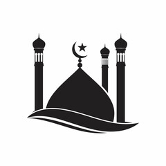 Mosque Logo Template vector symbol illustration design