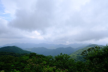 Fototapeta na wymiar 山の景色