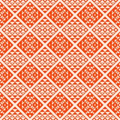 Unique Geometric Vector Seamless Pattern in ethnic style. Aztec textile print. Perfect for backgrounds, wrapping paper and fabric design.