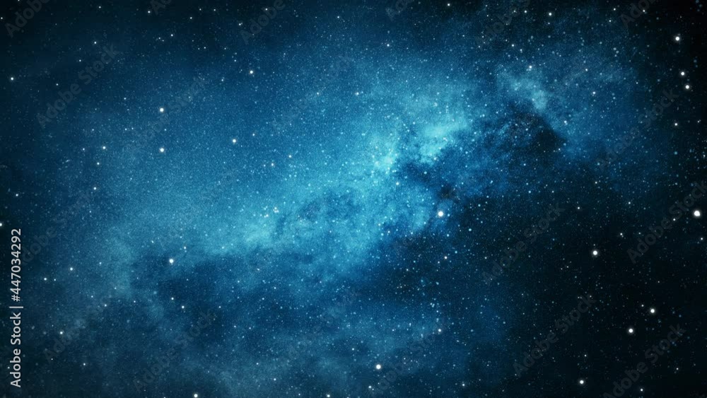 Canvas Prints galaxy nebula background moving stars space background
