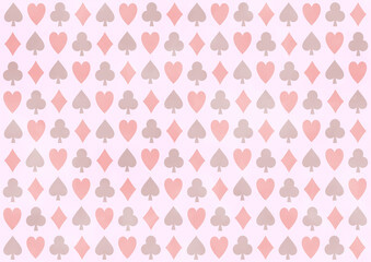 背景　スート　全面　ピンク