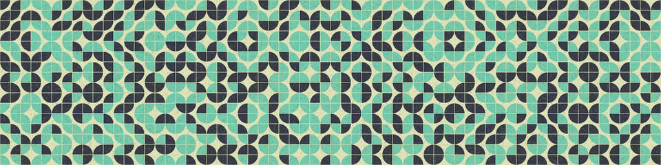 Abstract Geometric Pattern generative computational art illustration