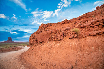 Sunset colors of Monument Valley, Arizona, USA.