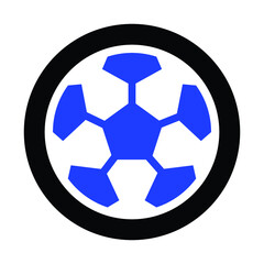 Fototapeta premium Football Vector Icon