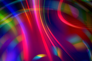 Abstract neon glowing textured iridescent gradient background