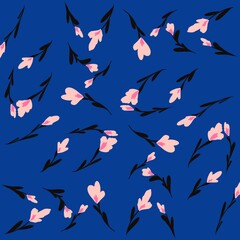 Fototapeta premium seamless pattern of flower 