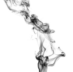 Obraz na płótnie Canvas Smoke on a white background.