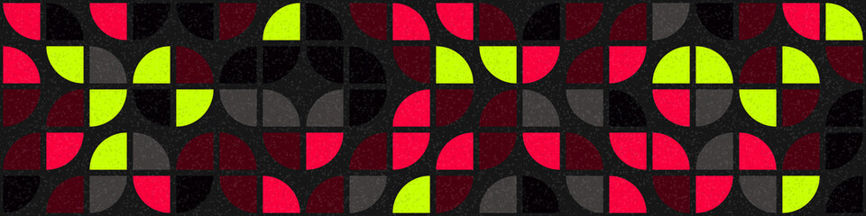 Abstract Geometric Pattern generative computational art illustration