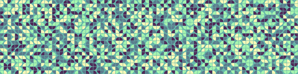 Abstract Geometric Pattern generative computational art illustration