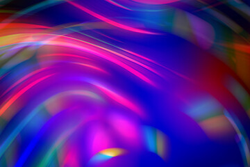 Obraz premium Abstract neon glowing textured iridescent gradient background