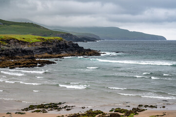 St Finians Bay and Moody Sky
