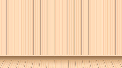 Llight brown wooden floor background wall