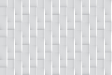 Abstract  white and gray color, modern design background with geometric rectangle shape. Vector illustration.