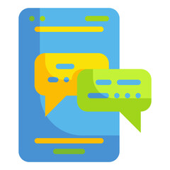 chat flat icon