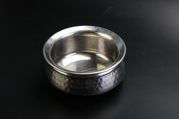 Indian metal empty bowl for food