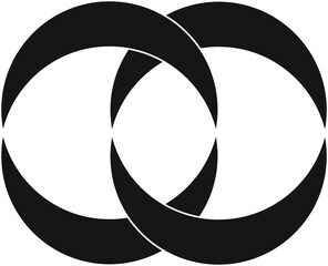 circle shape object simple logo